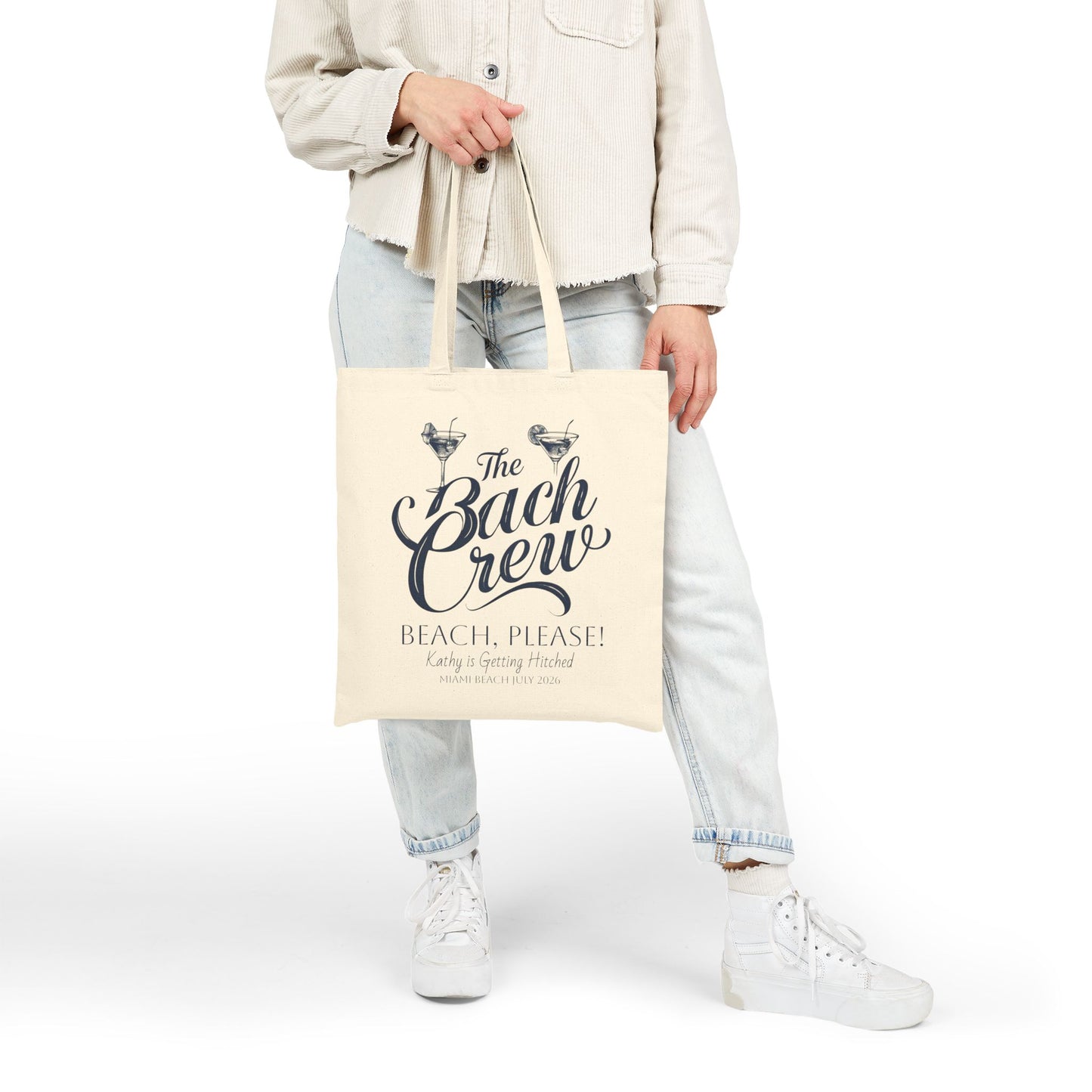 The Bach Crew, Beach Please! Bachelorette Party Tote Bag