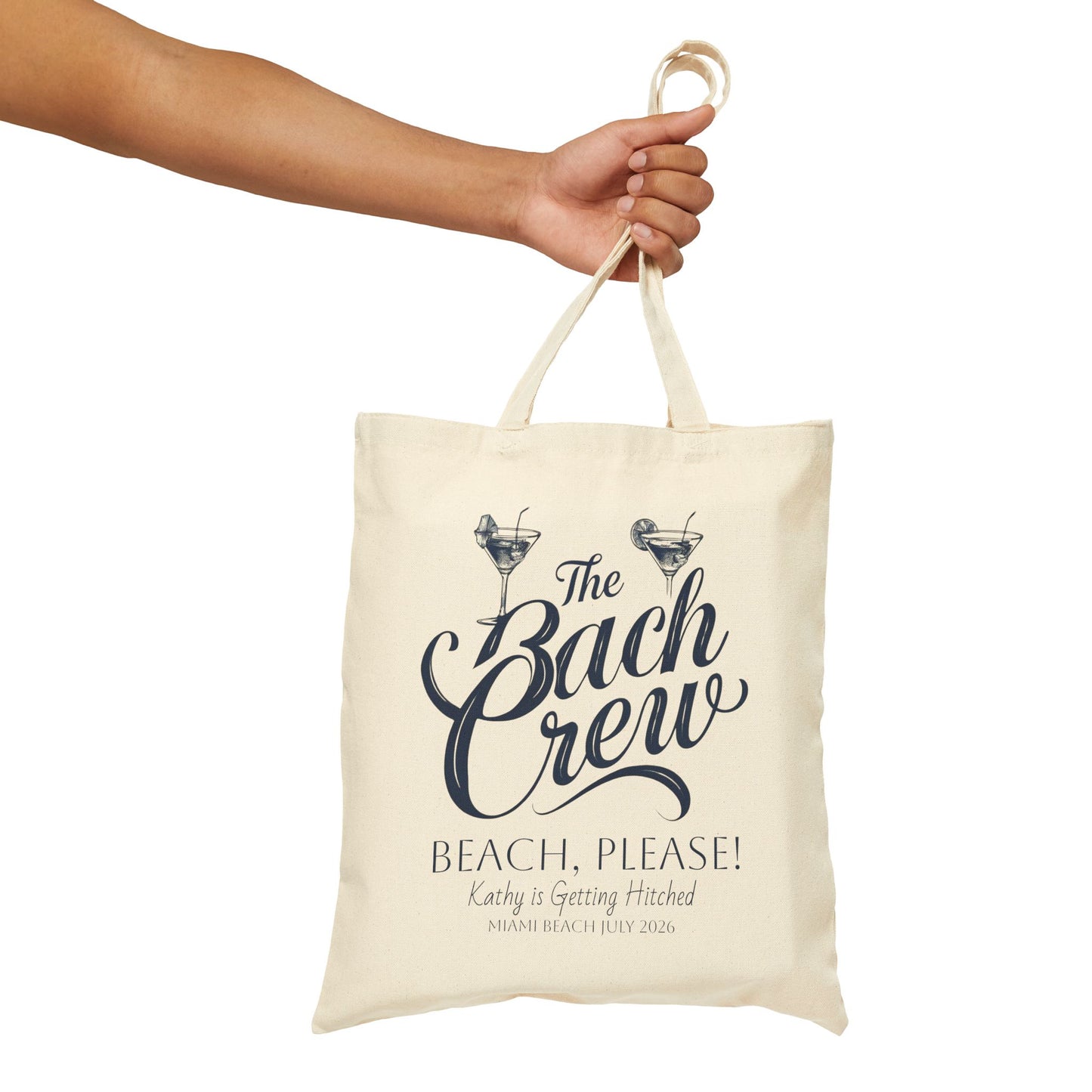 The Bach Crew, Beach Please! Bachelorette Party Tote Bag
