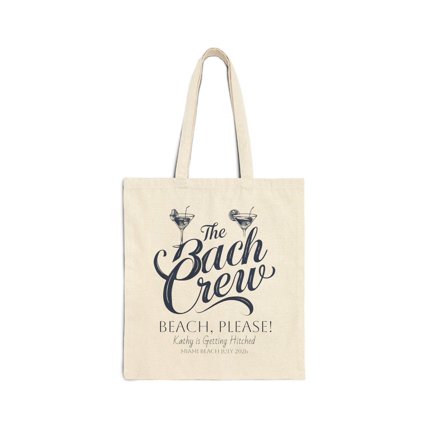 The Bach Crew, Beach Please! Bachelorette Party Tote Bag