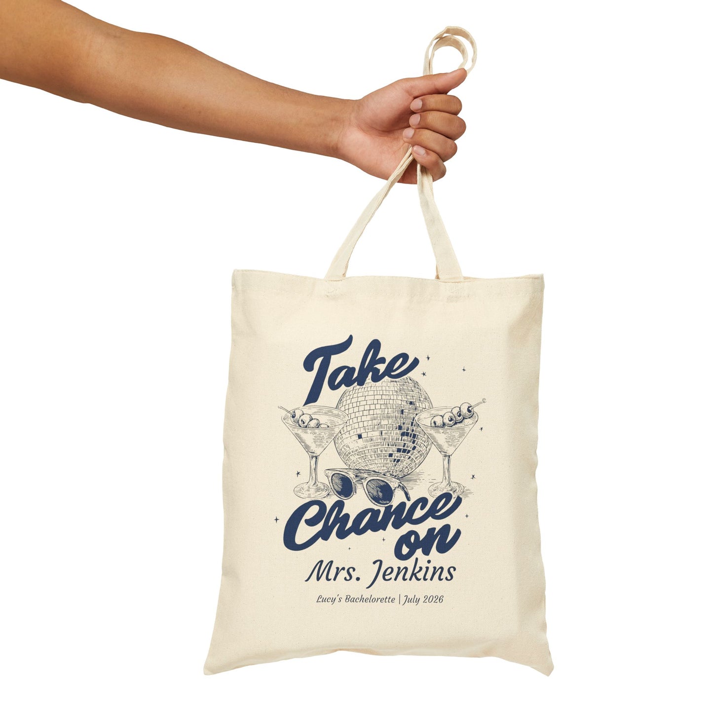 Take a Chance on Mrs. Bachelorette Party Tote Bag