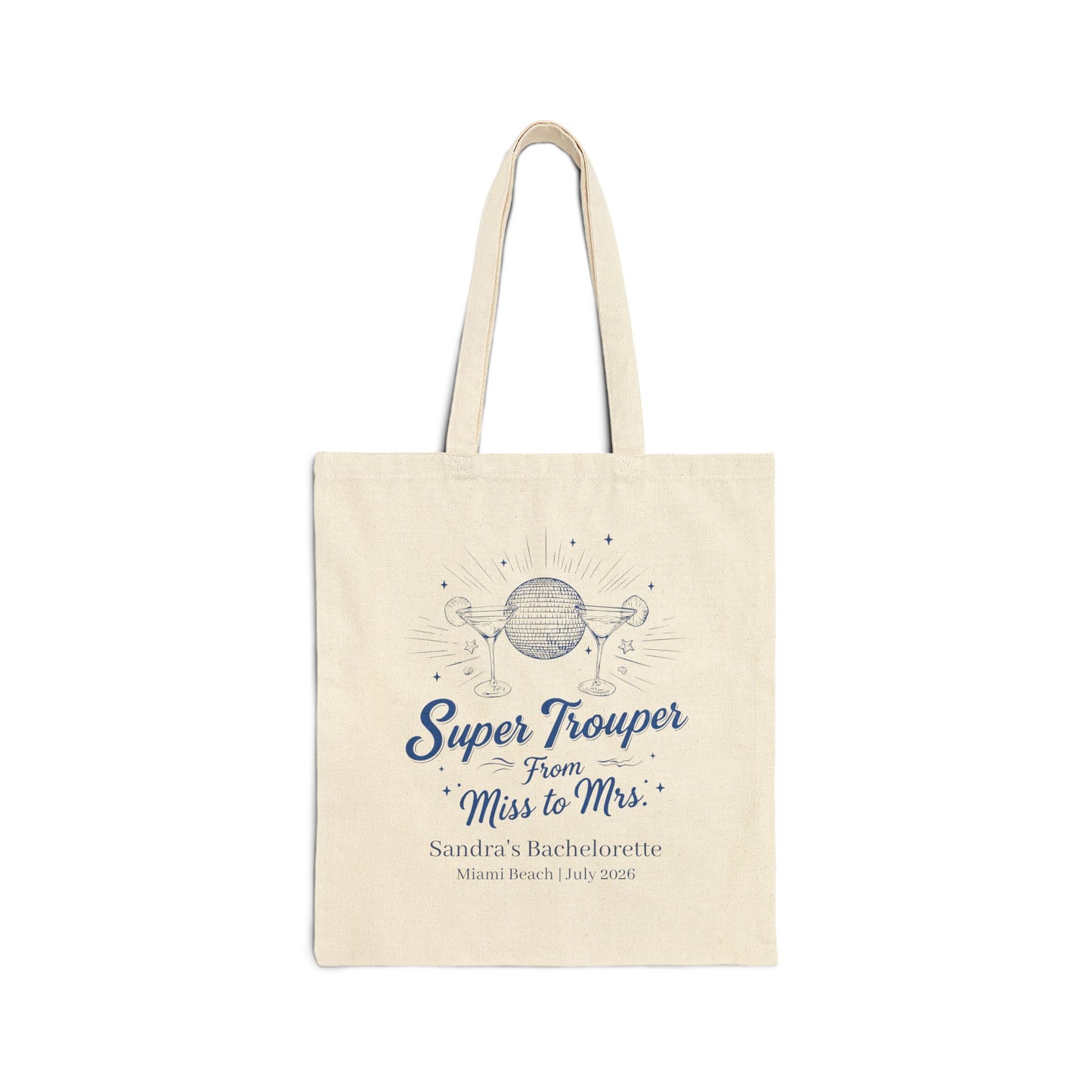 Super Trouper: From Miss to Mrs Bachelorette Tote Bag