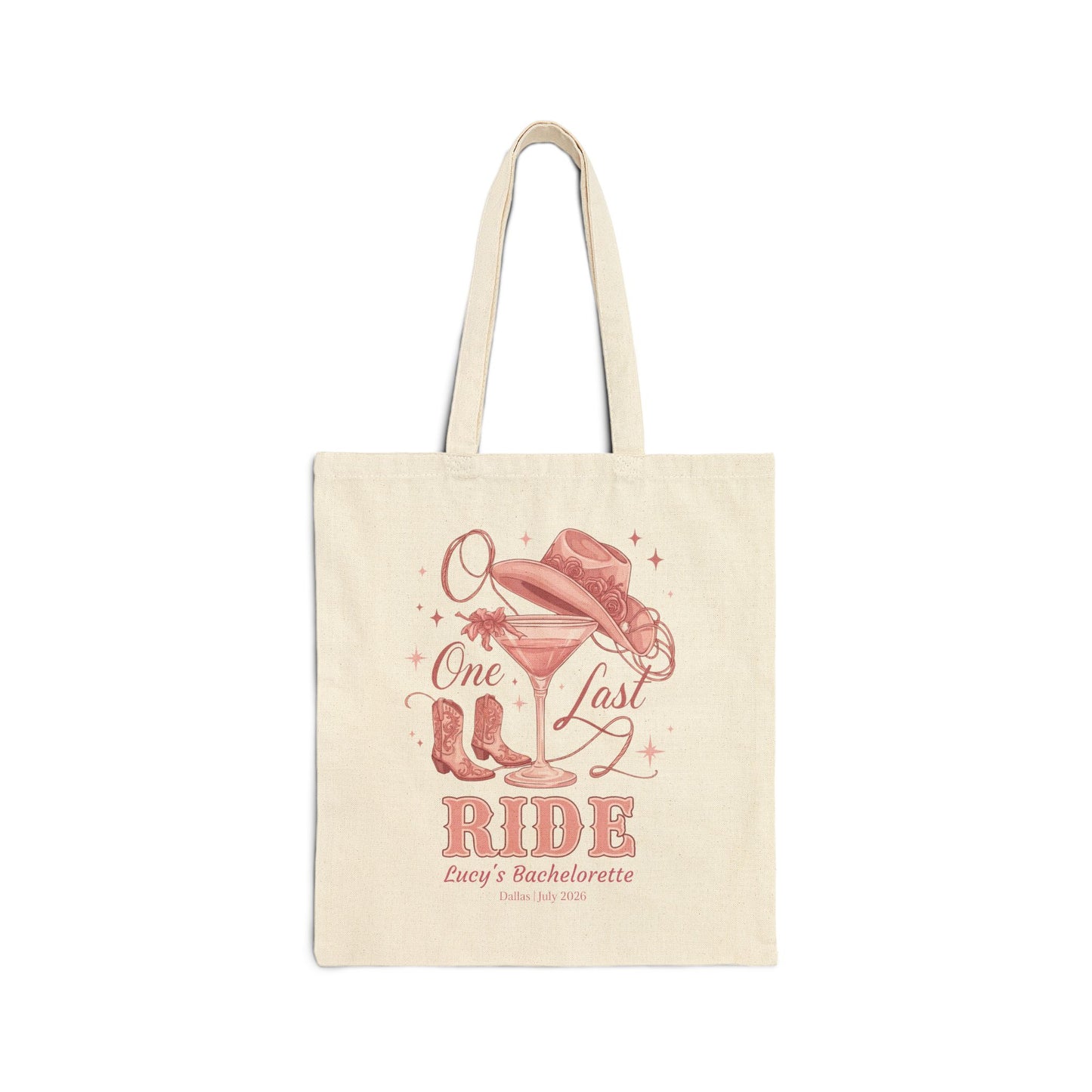 One Last Ride Bachelorette Party Tote Bag