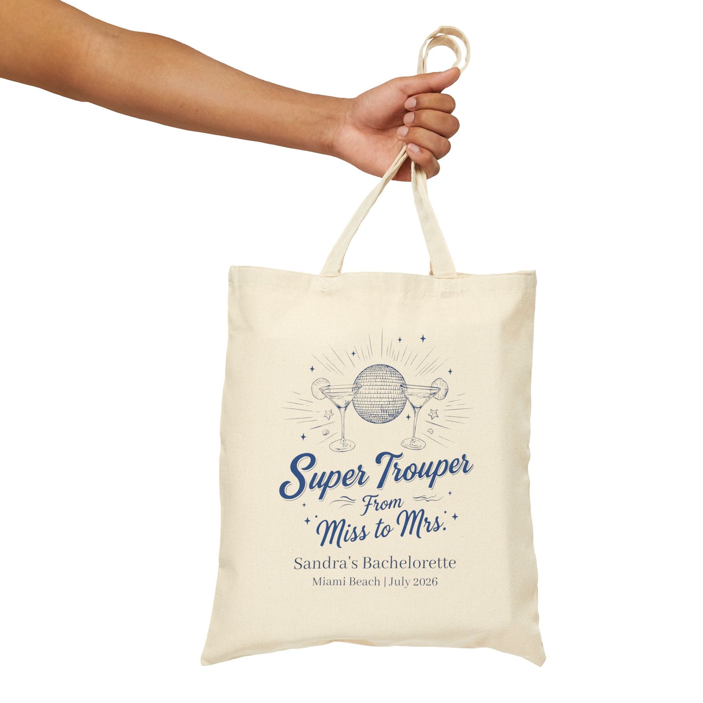 Super Trouper: From Miss to Mrs Bachelorette Tote Bag