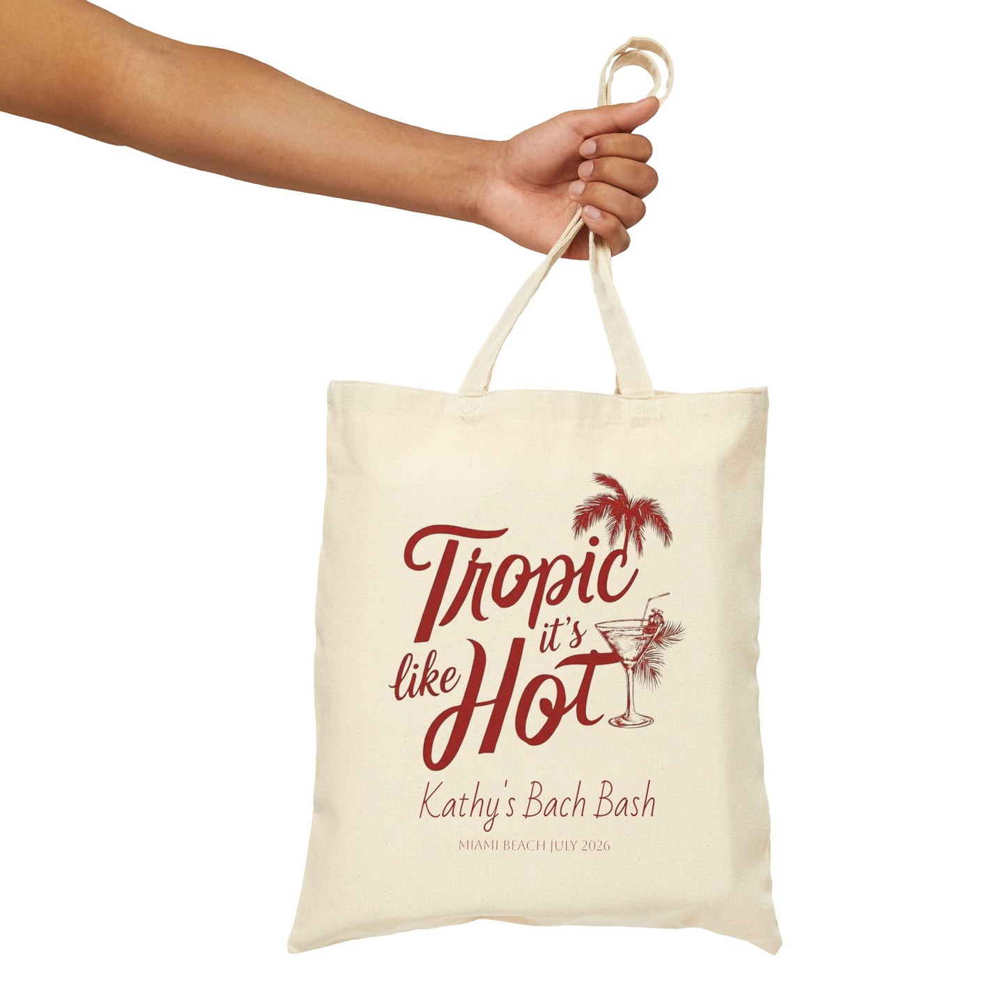 Tropic Like It's Hot Beach Bachelorette Tote Bag