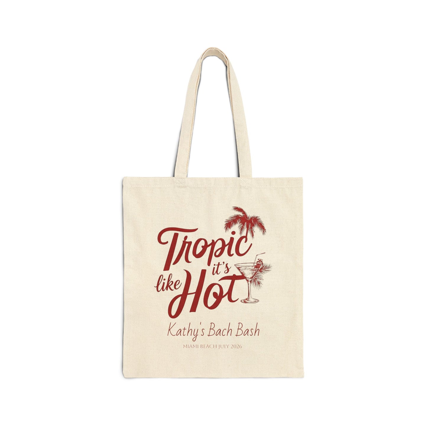 Tropic Like It's Hot Beach Bachelorette Tote Bag